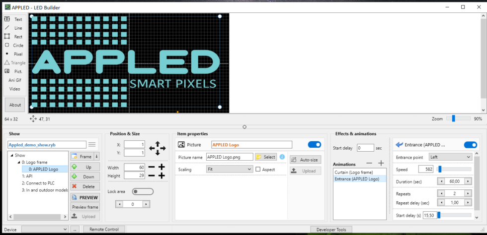 LED Builder - APPLED smart pixels